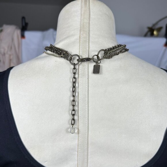 Vintage Badgley Mishka Sunburst Necklace - Picture 5 of 6